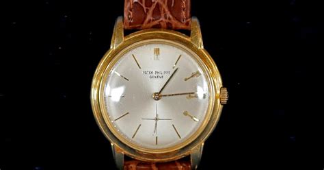 patek philippe watcg on antiques radii|Appraisal: Patek Philippe Automatic Watch, ca. 1960.